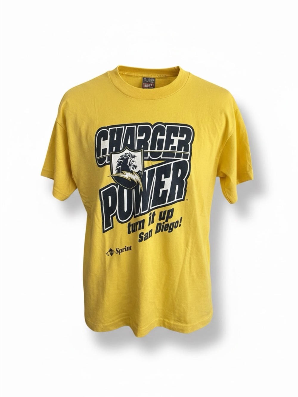 XL Sprint Promo Vintage Single Stitch Charger Power San Diego T Shirt